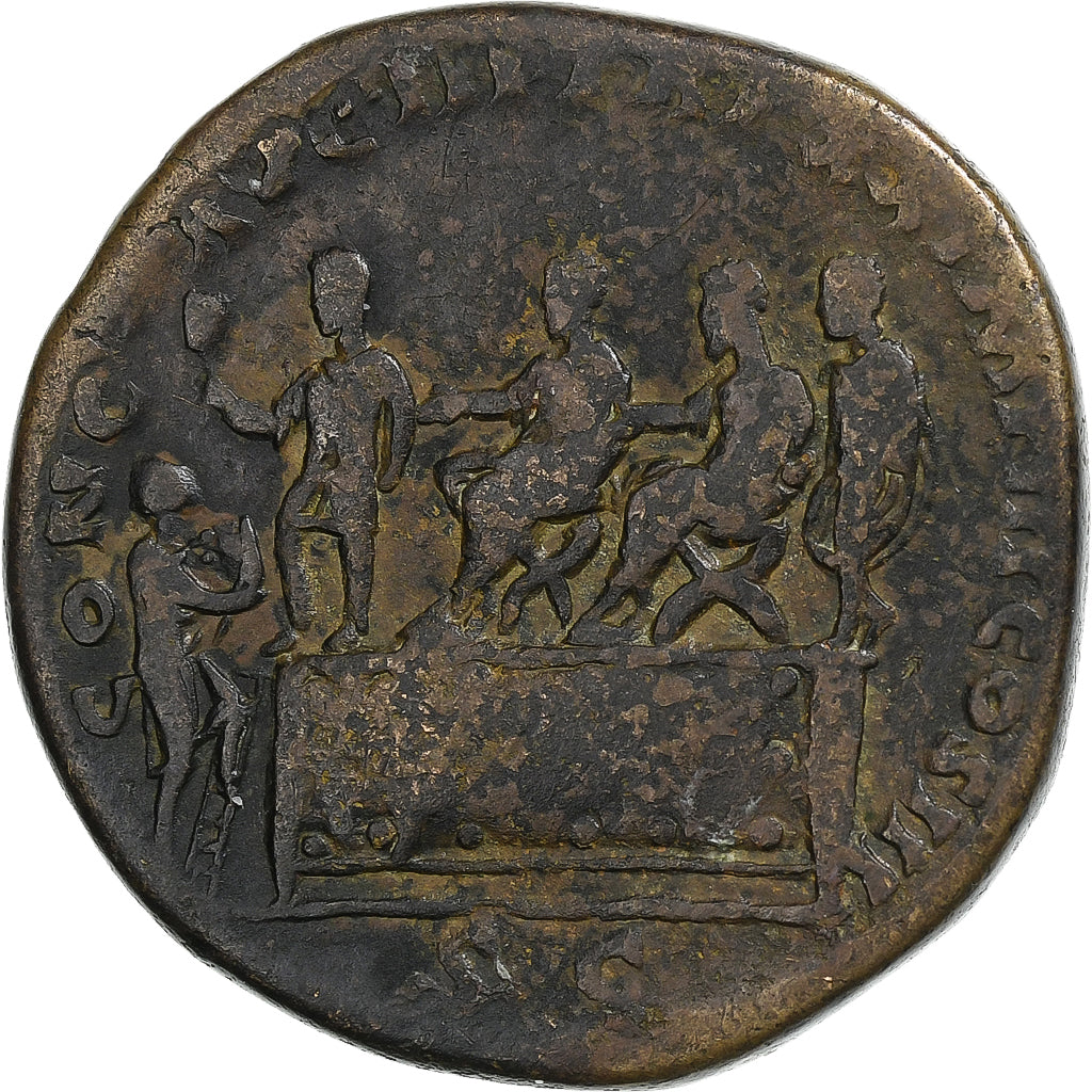 Marek Aureliusz, 
  
  Sestercjusz, 
  
  165-166